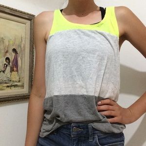 PINK striped tank top